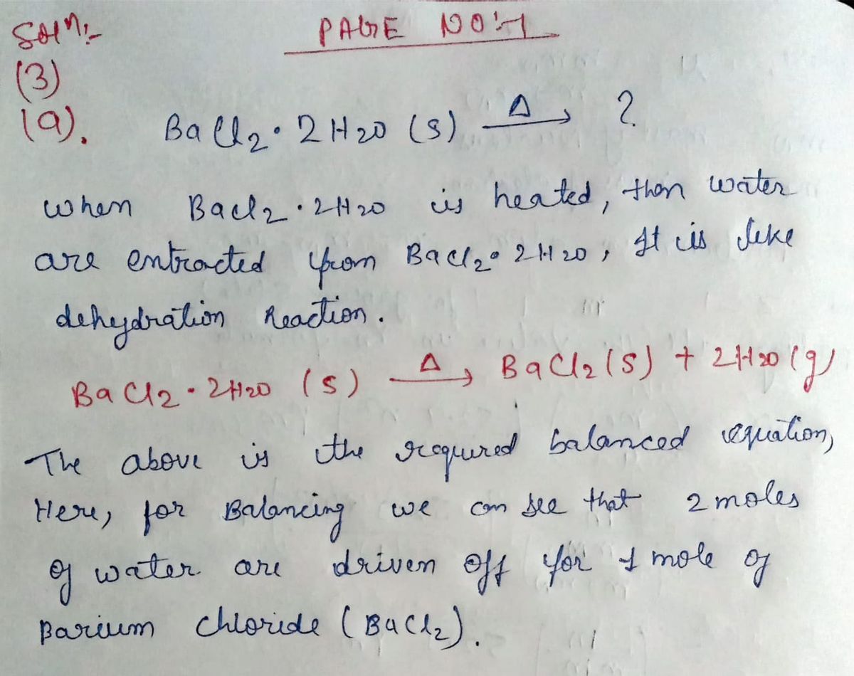 Chemistry homework question answer, step 1, image 1